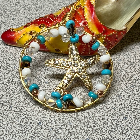 Sea and sun- beach fun starfish pendant - Picture 8 of 8